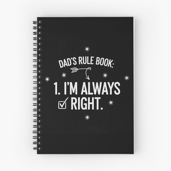 Item preview, Dads Rule Book Im Always Right designed and sold by Teeny Quities.