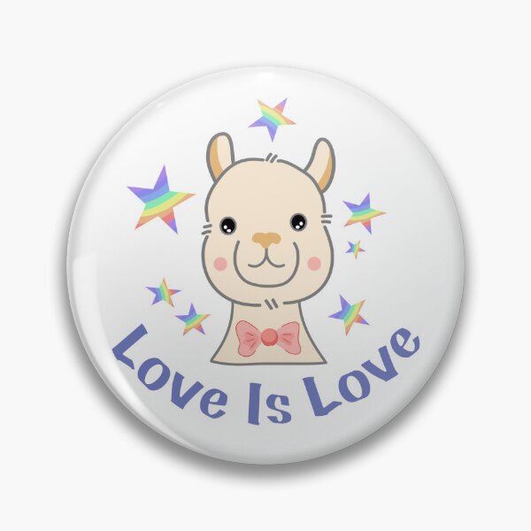 Item preview, Cute Pride Alpaca - Love Is Love Rainbow Stars designed and sold by SulariTDsign.