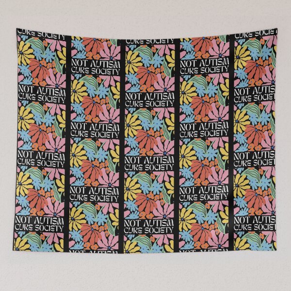 Item preview, Cure Society Not Autism Neurodiversity Acceptance Boho Floral Graphic designed and sold by alidiaa.