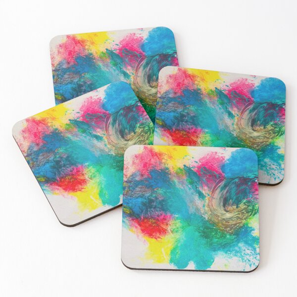 Item preview, Vibrant Abstract Energy Burst – Colorful Modern Art Design designed and sold by SarkisovaNune.