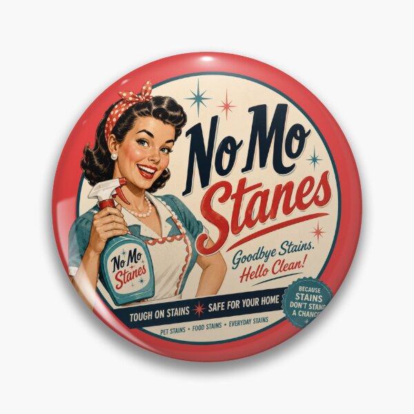 Item preview, Vintage (and fictitous) Cleaning Product: No Mo Stanes designed and sold by Rue Market.