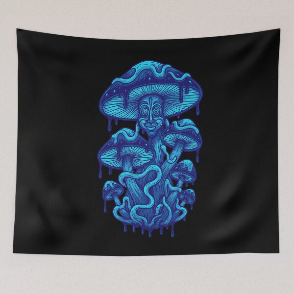 Item preview, trippy festival mushroom tie dye rave techno designed and sold by LuminOrb.