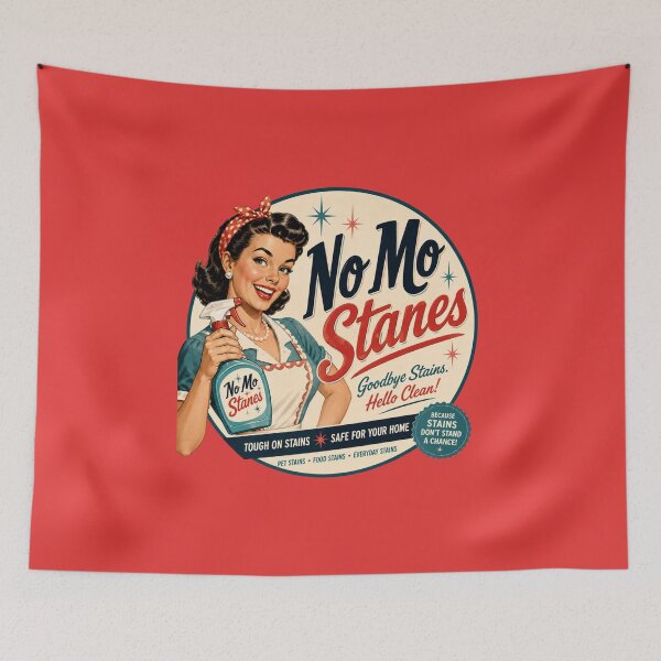 Item preview, Vintage (and fictitous) Cleaning Product: No Mo Stanes designed and sold by Rue Market.