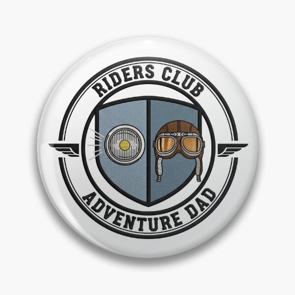 Item preview, Riders Club Adventure Dad Biker Patch designed and sold by Teeny Quities.