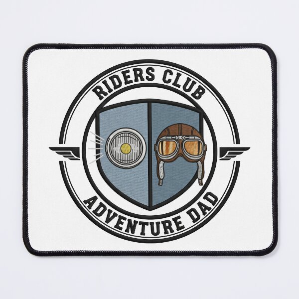 Item preview, Riders Club Adventure Dad Biker Patch designed and sold by Teeny Quities.