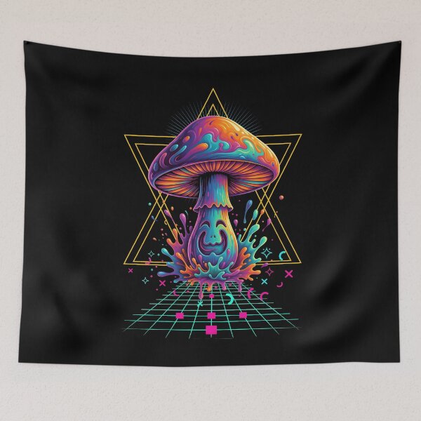 Item preview, Hippie Music Trippy Mushroom Rave EDM Festival designed and sold by LuminOrb.