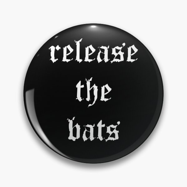 Item preview, Release the Bats – Post-Punk Gothic Tribute Typography designed and sold by simpledarkwavewisdom.