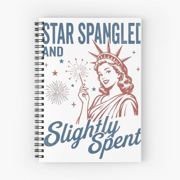 Item preview, Star Spangled and Slightly Spent Funny 4th of July Retro Statue designed and sold by haitrieuic96.