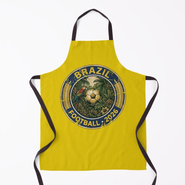 Item preview, Vintage Brazil 2026 Football Tropical Jungle Crest designed and sold by Imaginationbeyond.