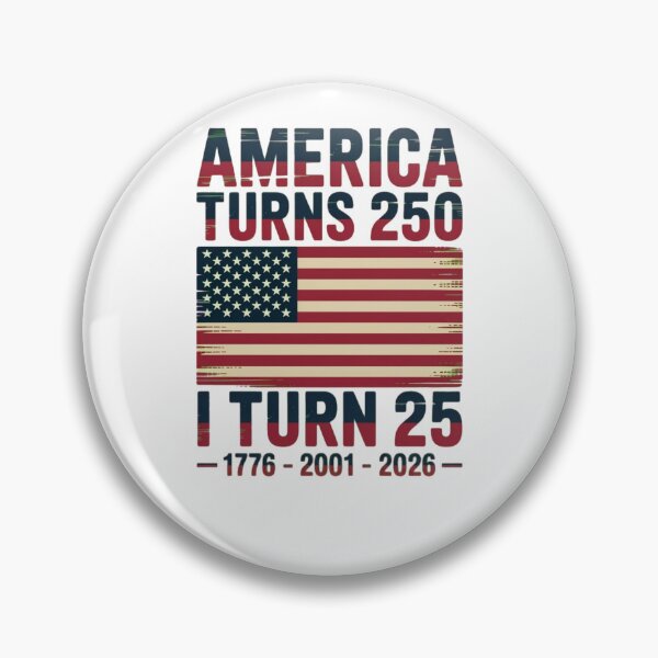 Item preview, America Turns 250, I Turn 25 – Dual Celebration designed and sold by Heneket.