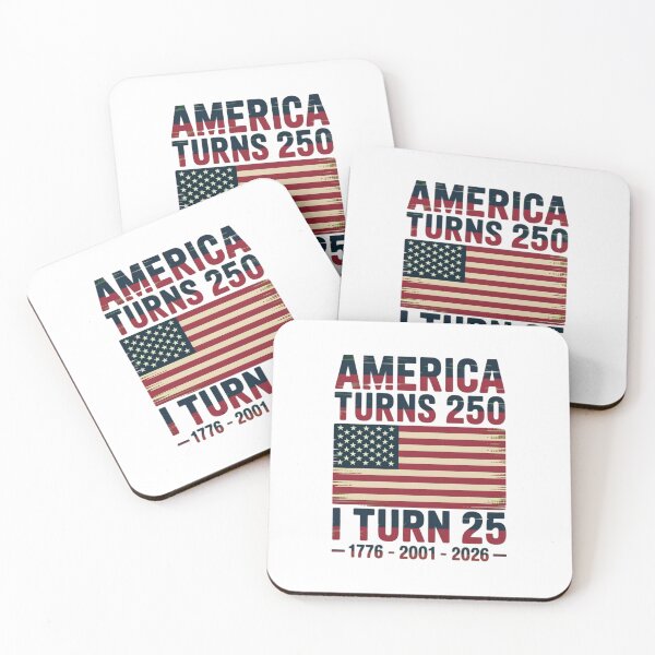 Item preview, America Turns 250, I Turn 25 – Dual Celebration designed and sold by Heneket.