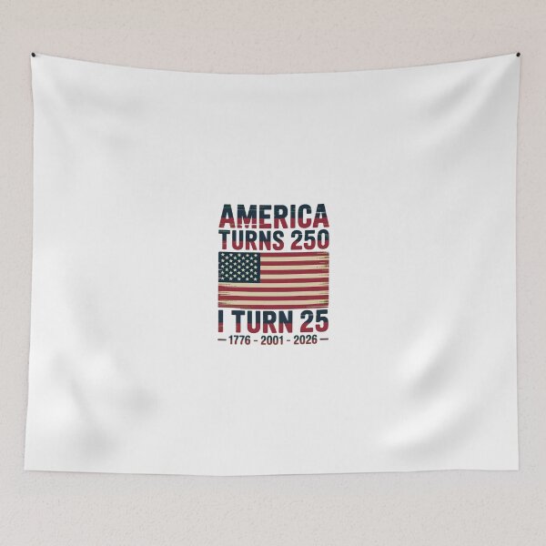 Item preview, America Turns 250, I Turn 25 – Dual Celebration designed and sold by Heneket.