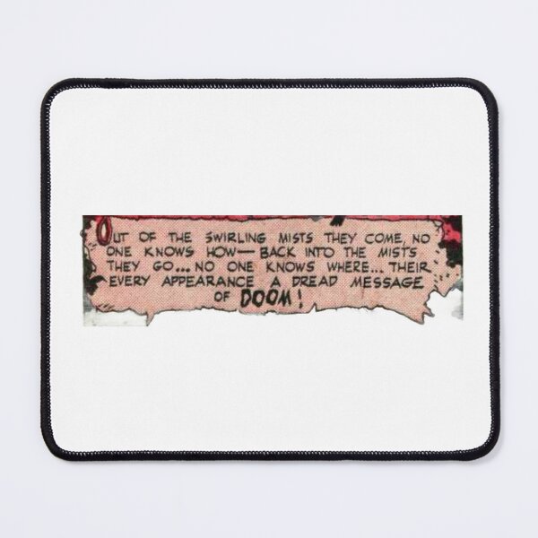 Item preview, Message of Doom Narrative Box | 1950s Pre-Code Horror Comic Art designed and sold by ChiaraBoutiqueArte.