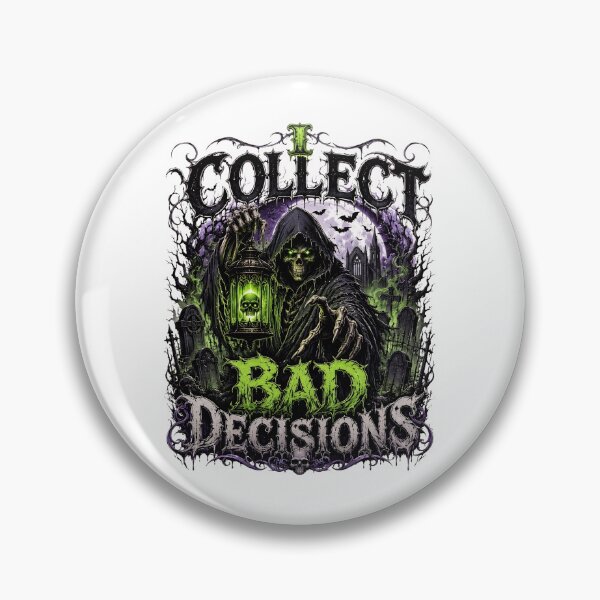 Item preview, Collect Bad Decisions Gothic Reaper. designed and sold by HorrorInkStudio.