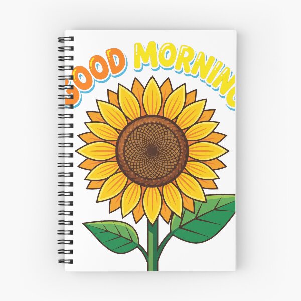Item preview, SunFlower Good Morning Vector Art designed and sold by givememytees.