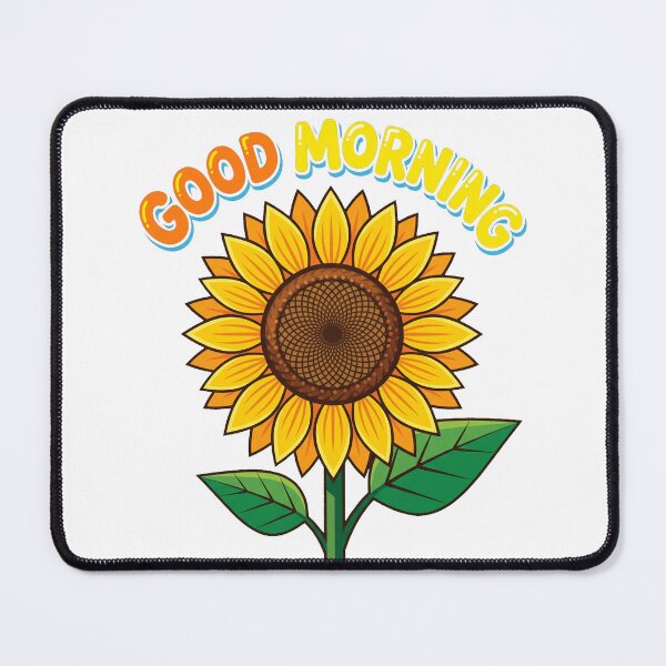 Item preview, SunFlower Good Morning Vector Art designed and sold by givememytees.
