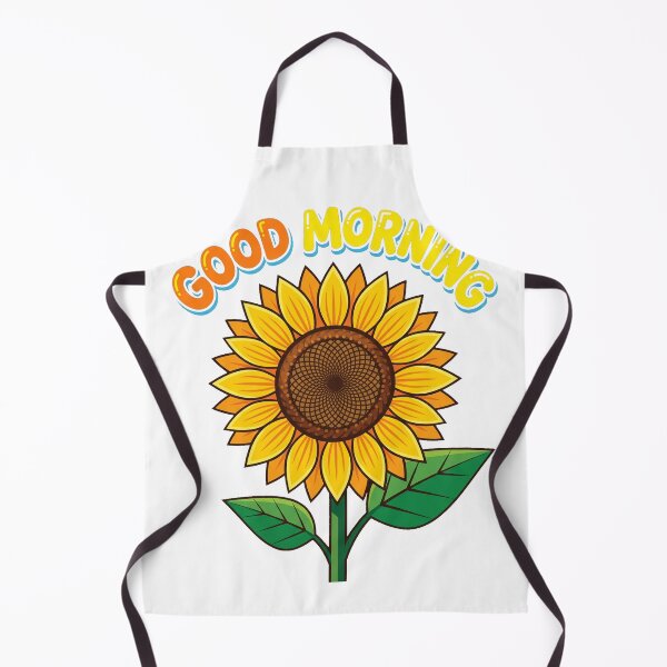 Item preview, SunFlower Good Morning Vector Art designed and sold by givememytees.
