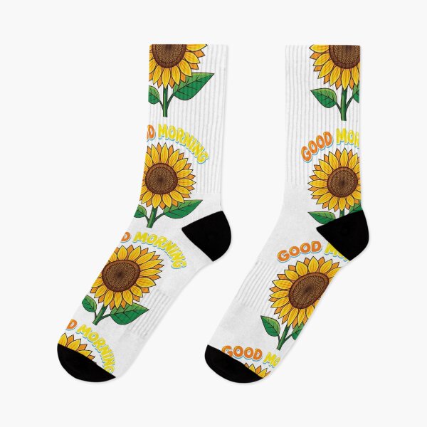 Item preview, SunFlower Good Morning Vector Art designed and sold by givememytees.