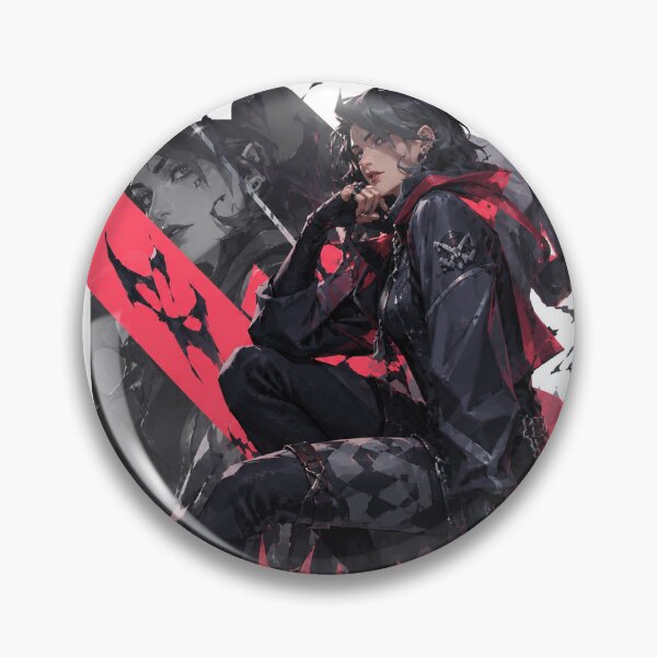 Item preview, Fade Valorant Agent Fan Art Poster | Dark Red Cyberpunk Gaming Aesthetic designed and sold by NBT-NOVA.