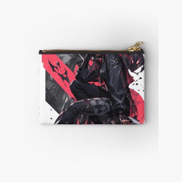 Item preview, Fade Valorant Agent Fan Art Poster | Dark Red Cyberpunk Gaming Aesthetic designed and sold by NBT-NOVA.