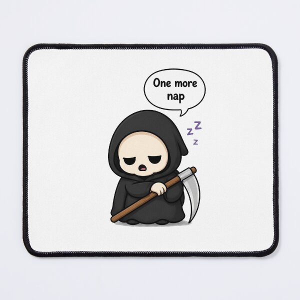 Item preview, One More Nap Grim Reaper designed and sold by Icareis-Studios.