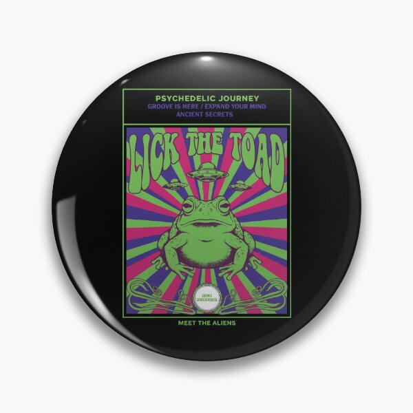 Item preview, Trippy Music Festival Lick The Toad Journey designed and sold by LuminOrb.