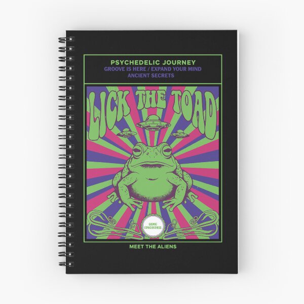 Item preview, Trippy Music Festival Lick The Toad Journey designed and sold by LuminOrb.
