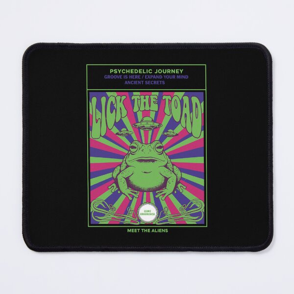 Item preview, Trippy Music Festival Lick The Toad Journey designed and sold by LuminOrb.