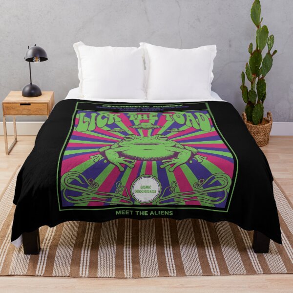 Item preview, Trippy Music Festival Lick The Toad Journey designed and sold by LuminOrb.
