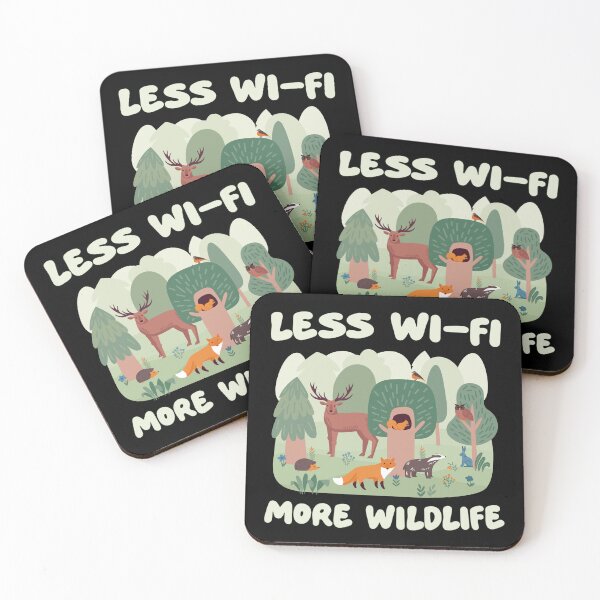Item preview, Less Wi-Fi, More Wildlife designed and sold by R-A Designs.