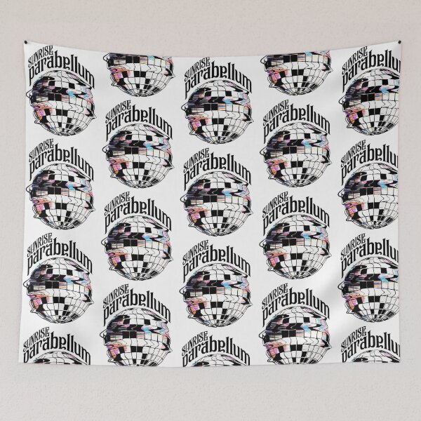 Item preview, Sunrise Parabellum Glitch Disco Ball Indie Rock Graphic designed and sold by alidiaa.