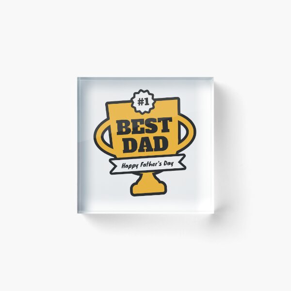 Item preview, Number 1 Best Dad Trophy Happy Fathers Day designed and sold by _ZENTAY_.