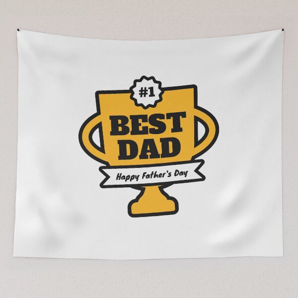 Item preview, Number 1 Best Dad Trophy Happy Fathers Day designed and sold by _ZENTAY_.