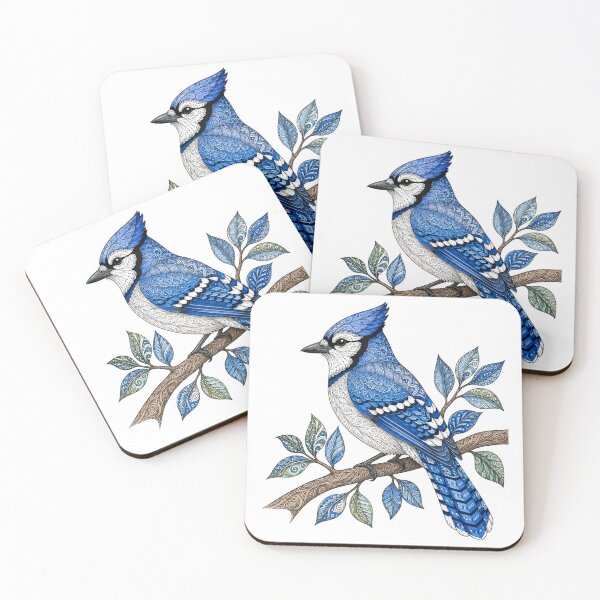 Item preview, Intricate Blue Jay designed and sold by PaintedbyCarol.
