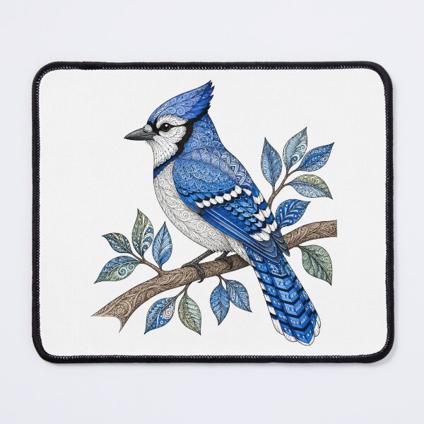 Item preview, Intricate Blue Jay designed and sold by PaintedbyCarol.