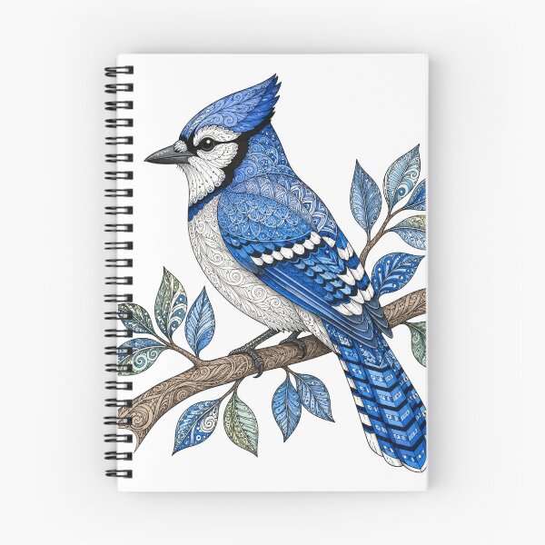 Item preview, Intricate Blue Jay designed and sold by PaintedbyCarol.