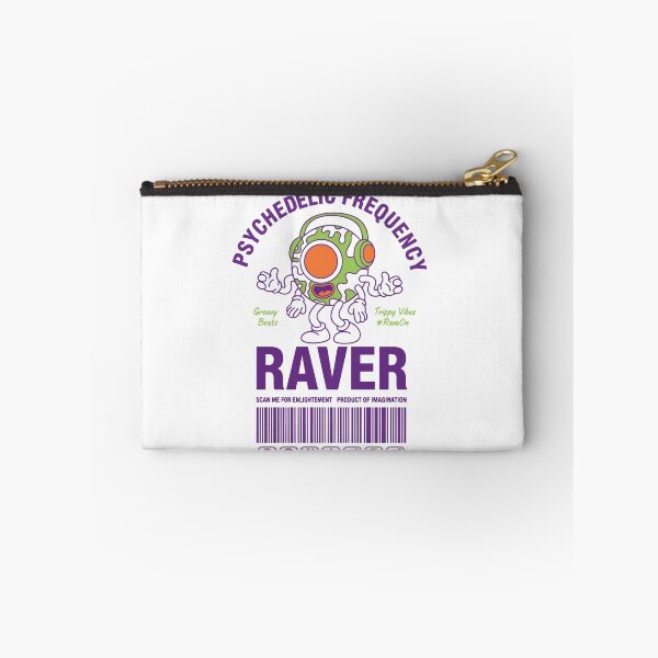Item preview, Psychedelic Frequency Raver Trippy Mushroom Rave designed and sold by LuminOrb.