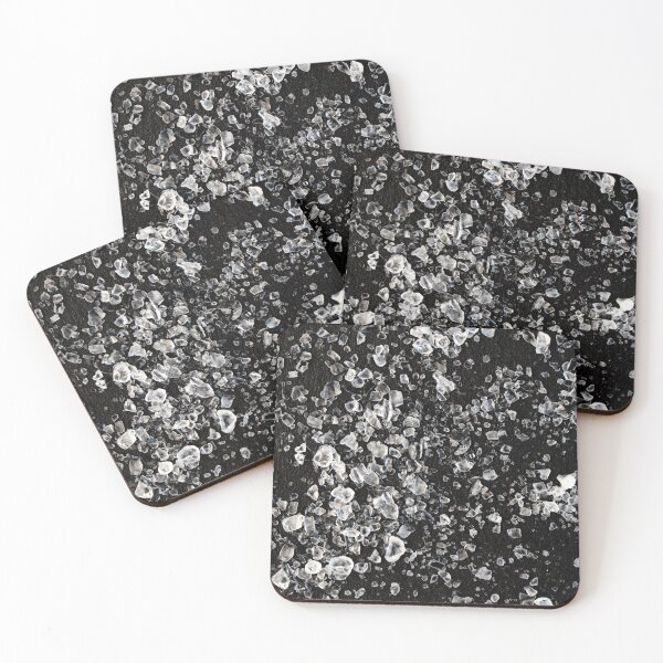 Item preview, Abstract black and white crystal grunge texture designed and sold by TanalyFlowers.