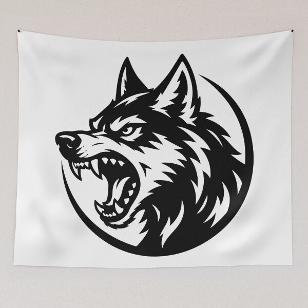 Item preview, Fierce Wild Wolf designed and sold by maniacdesignz11.
