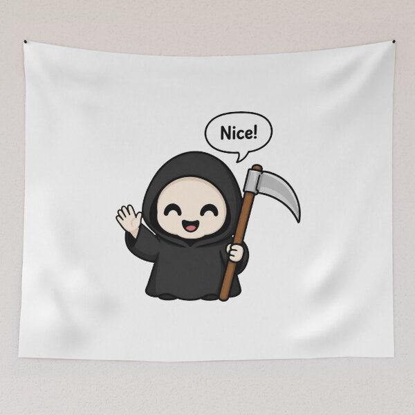 Item preview, Nice! Grim Reaper designed and sold by Icareis-Studios.