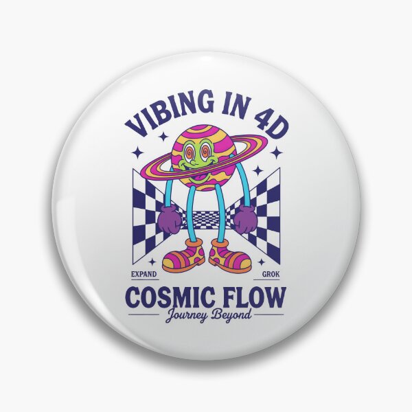 Item preview, trippy festival Vibing In 4D Cosmic Flow Journey designed and sold by LuminOrb.