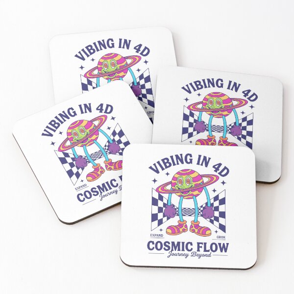 Item preview, trippy festival Vibing In 4D Cosmic Flow Journey designed and sold by LuminOrb.