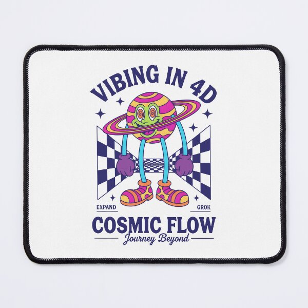 Item preview, trippy festival Vibing In 4D Cosmic Flow Journey designed and sold by LuminOrb.