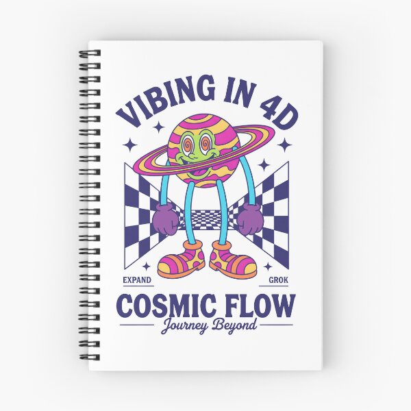 Item preview, trippy festival Vibing In 4D Cosmic Flow Journey designed and sold by LuminOrb.