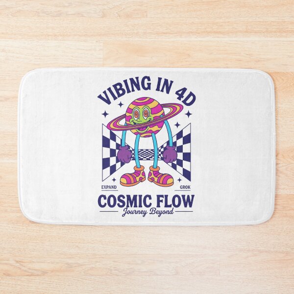 Item preview, trippy festival Vibing In 4D Cosmic Flow Journey designed and sold by LuminOrb.