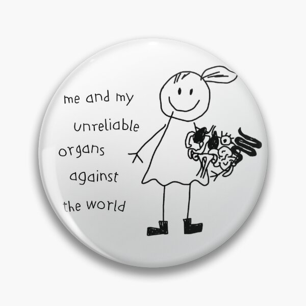 Item preview, Funny Chronic Illness Shirt Me and My Unreliable Organs Against the World Hand Drawn Spoonie Life Chronic Illness Humor Invisible Illness designed and sold by RealLifeMerchies.