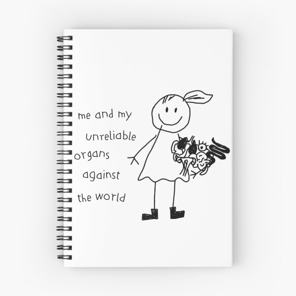 Item preview, Funny Chronic Illness Shirt Me and My Unreliable Organs Against the World Hand Drawn Spoonie Life Chronic Illness Humor Invisible Illness designed and sold by RealLifeMerchies.