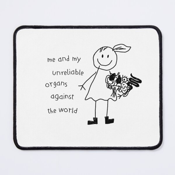 Item preview, Funny Chronic Illness Shirt Me and My Unreliable Organs Against the World Hand Drawn Spoonie Life Chronic Illness Humor Invisible Illness designed and sold by RealLifeMerchies.