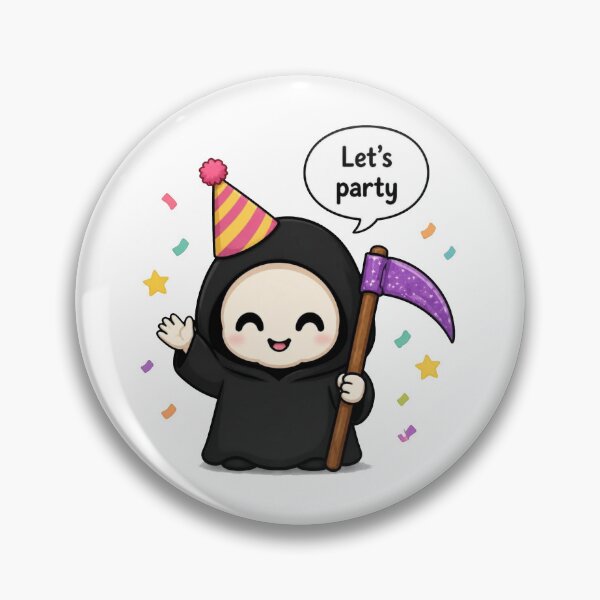 Item preview, Let’s Party Grim Reaper designed and sold by Icareis-Studios.