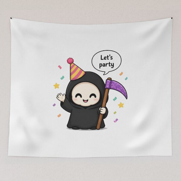 Item preview, Let’s Party Grim Reaper designed and sold by Icareis-Studios.